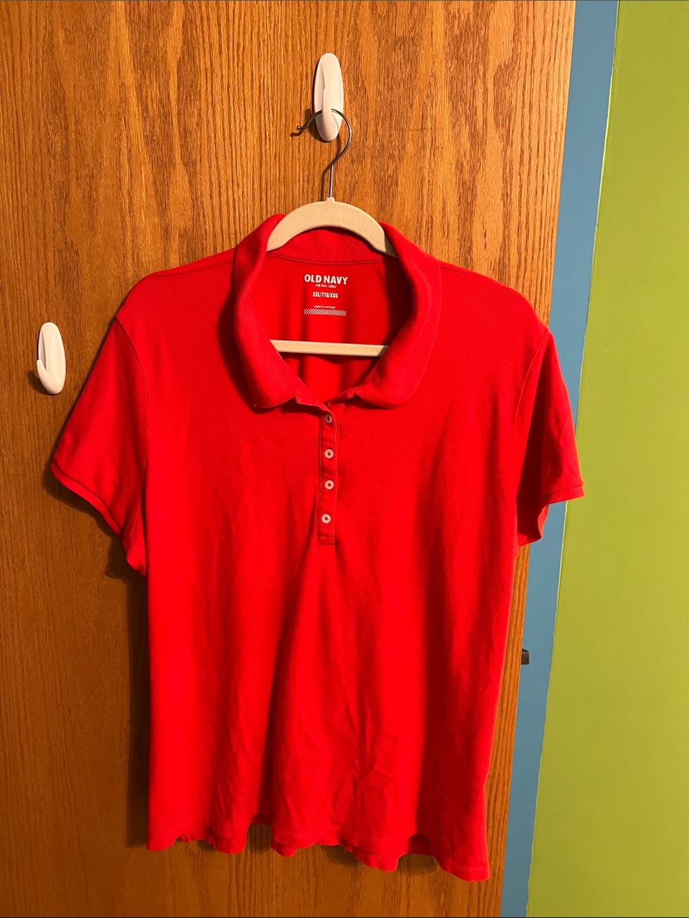 Old Navy Red Women's Polo Top size XXL